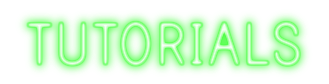 neon tutorials text