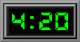 weed clock button